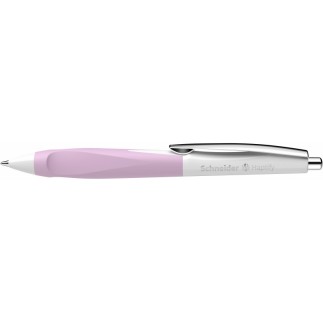 Długopis automatyczny schneider haptify, m, biało-liliowy