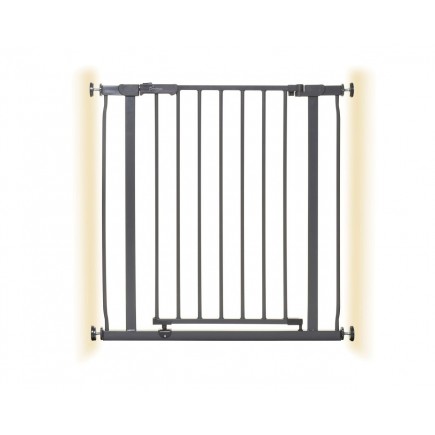 Bramka bezpieczeństwa ava gate (w: 75-81 cm x h: 76) - szara