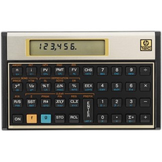 Kalkulator finansowy hp-12c/int, 120 funkcji, 129x79x15mm, czarny