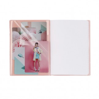 Zeszyt clairefontaine blush, a5, w linię, 48 kart., 14,8x21cm, miętowo-różowy