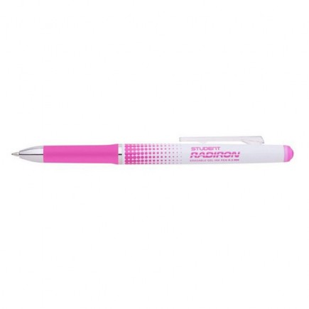 Długopis żelowy ico student radiron, wymazywalny, blister, mix kolorów