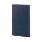 Notes moleskine classic l (13x21cm) w kratkę, twarda oprawa, sapphire blue, 240 stron, niebieski