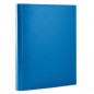 Teczka z rzepem office products, pp, a4/4cm, 3-skrz., niebieska