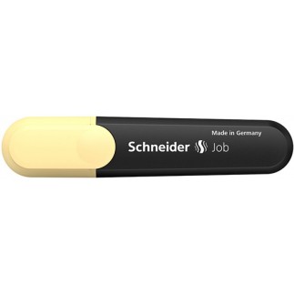 Zakreślacz schneider job pastel, 1-5mm, waniliowy - 10 szt