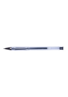 Długopis żelowy office products classic 0,5mm, czarny - 50 szt