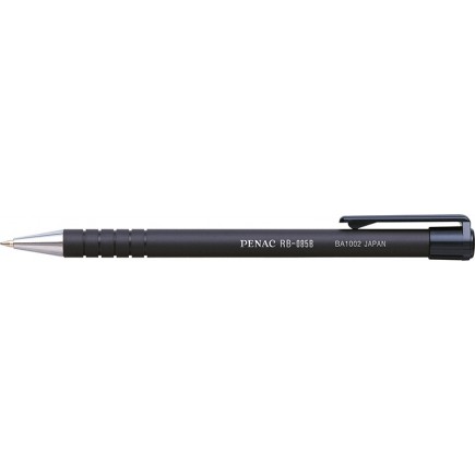 Długopis automatyczny penac rb085 1,0mm, czarny - 12 szt