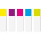 Zakładki indeksujące post-it® (683-5cb), pp, 11,9x43,1mm, 5x20 kart., mix kolorów