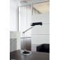 Lampka energooszczędna na biurko mauloffice, 20w, mocowana zaciskiem, srebrno-czarna