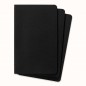 Zestaw 3 zeszytów moleskine cahier journals l (13x21cm) w kratkę, 80 strony, czarny