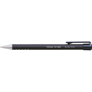 Długopis automatyczny penac rb085 0,7mm, czarny - 12 szt