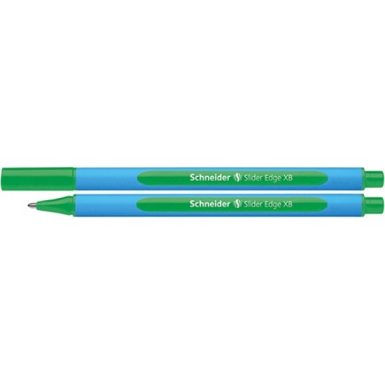 Długopis schneider slider edge, xb, zielony - 10 szt