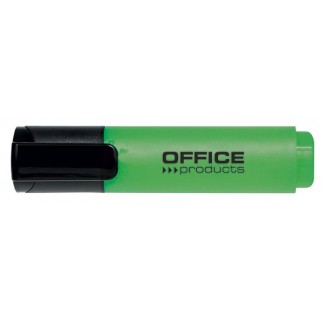 Zakreślacz fluorescencyjny office products, 2-5mm (linia), zielony - 10 szt