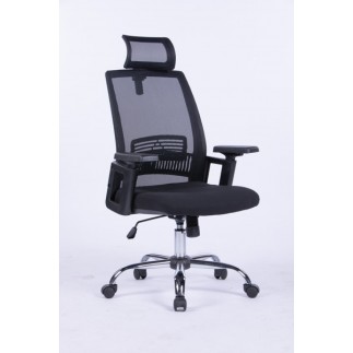 Fotel biurowy office products mykonos, czarny