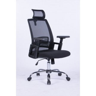 Fotel biurowy office products mykonos, czarny