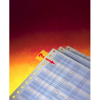 Zakładki indeksujące post-it® z nadrukiem „znak zapytania” (680-32r), pp, 25,4x43,2mm, 50 kart.