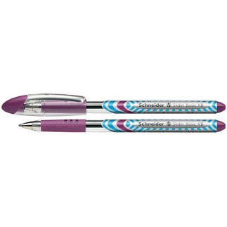 Długopis schneider slider basic, xb, fioletowy - 10 szt