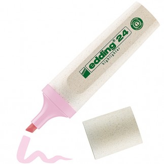 Zakreślacz e-24 ecoline edding, 2-5 mm, pastelowy różowy - 10 szt