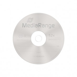 Płyta cd-r mediarange, 700mb, prędkość 52x, 10szt., slimcase