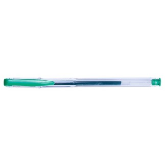 Długopis żelowy office products classic 0,5mm, zielony - 50 szt