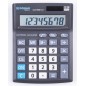 Kalkulator biurowy donau tech office, 8-cyfr. wyświetlacz, wym. 137x101x30mm, czarny