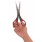 Nożyczki biurowe scotch® (1447), precyzyjne, 18cm, czerwono-szare