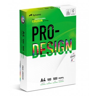Papier ksero pro-design fsc, satynowany, klasa a++, a4, 168cie, 100gsm, 500 ark. - 5 szt