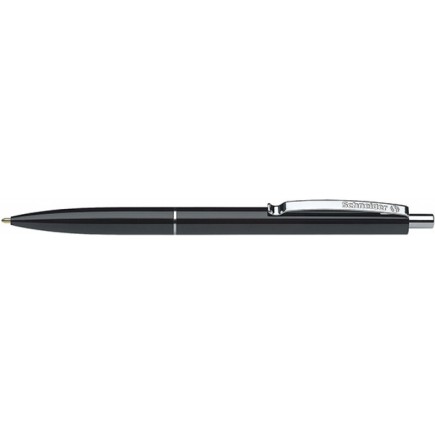 Długopis automatyczny schneider k15, m, czarny - 50 szt