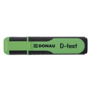Zakreślacz fluorescencyjny donau d-text, 1-5mm (linia), zielony - 10 szt