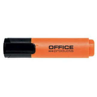 Zakreślacz fluorescencyjny office products, 2-5mm (linia), pomarańczowy - 10 szt