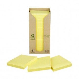 Bloczek samoprzylepny ekologiczny post-it® (r330-1t), 76x76mm, żółty