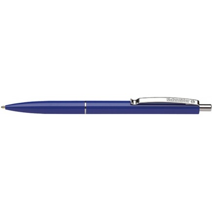 Długopis automatyczny schneider k15, m, niebieski - 50 szt