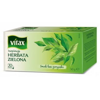 Herbata vitax inspirations, zielona, 20 torebek