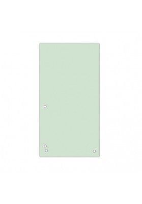 Przekładki DONAU, karton, 1/3 A4, 235x105mm, 100szt., zielone
