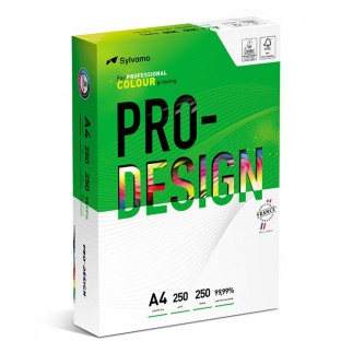 Papier ksero pro-design fsc, satynowany, klasa a++, a4, 168cie, 250gsm, 250 ark. - 4 szt