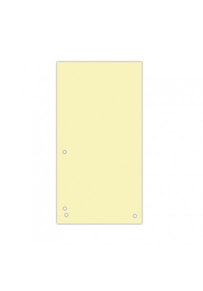 Przekładki donau, karton, 1/3 a4, 235x105mm, 100szt., żółte