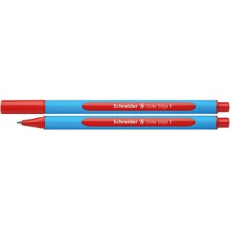 Długopis schneider slider edge, f, czerwony - 10 szt