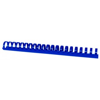 Grzbiety do bindowania office products, a4, 28,5mm (270 kartek), 50 szt., niebieskie