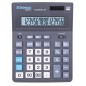 Kalkulator biurowy donau tech office, 16-cyfr. wyświetlacz, wym. 201x155x35mm, czarny