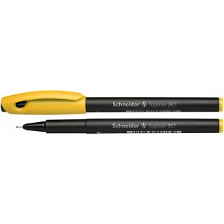 Cienkopis schneider topliner 967, 0,4 mm, żółty - 10 szt