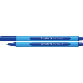 Długopis schneider slider edge, xb, niebieski - 10 szt
