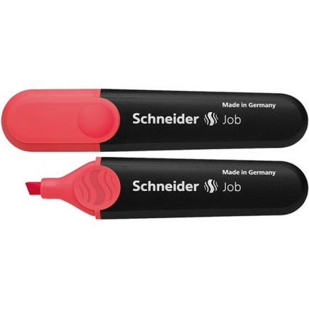 Zakreślacz schneider job, 1-5 mm, czerwony - 10 szt