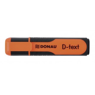 Zakreślacz fluorescencyjny donau d-text, 1-5mm (linia), pomarańczowy - 10 szt