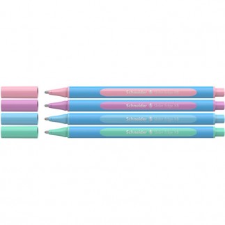 Długopis schneider slider edge, xb, 4szt. blister, mix kolorów pastel