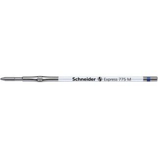 Wkład express 775 do długopisu schneider, m, format x20, niebieski - 10 szt