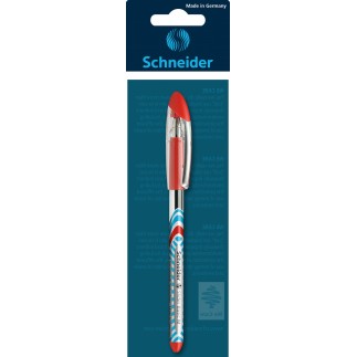 Długopis schneider slider basic, m, zawieszka, czerwony