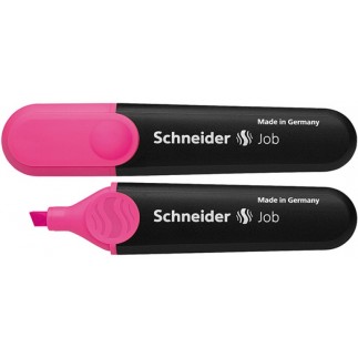 Zakreślacz schneider job, 1-5 mm, różowy - 10 szt