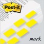 Zakładki indeksujące post-it® (680-y2eu), pp, 25,4x43,2mm, 2x50 kart., żółte