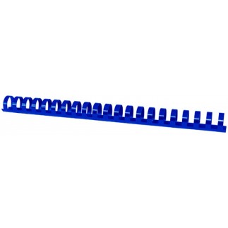 Grzbiety do bindowania office products, a4, 22mm (210 kartek), 50 szt., niebieskie