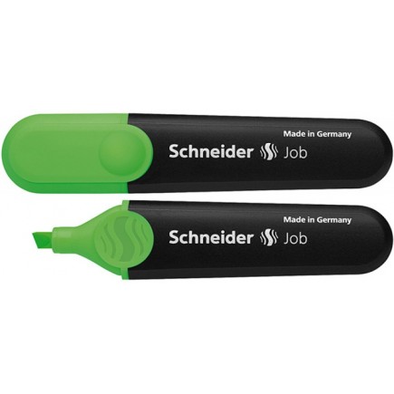 Zakreślacz schneider job, 1-5 mm, zielony - 10 szt