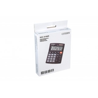 Kalkulator biurowy citizen sdc-810nr, 10-cyfrowy, 127x105mm, czarny